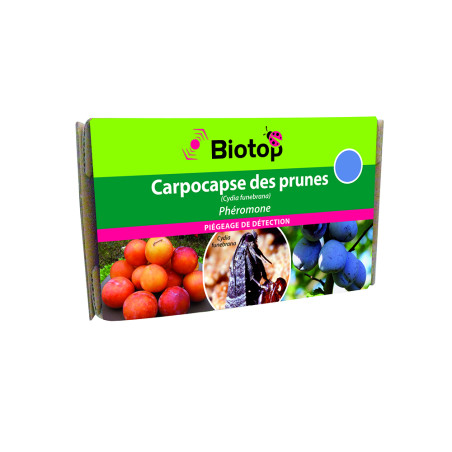 2 recharges pour pièges à phéromones Carpocapse des Prunes
